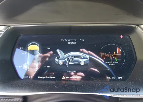 2017 Tesla Model S 100D/60D/75D/90D/P100D из США, поврежденный, VIN 5YJSA1E21HF196002